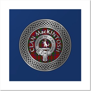 Clan MacKintosh Crest & Tartan Knot Posters and Art